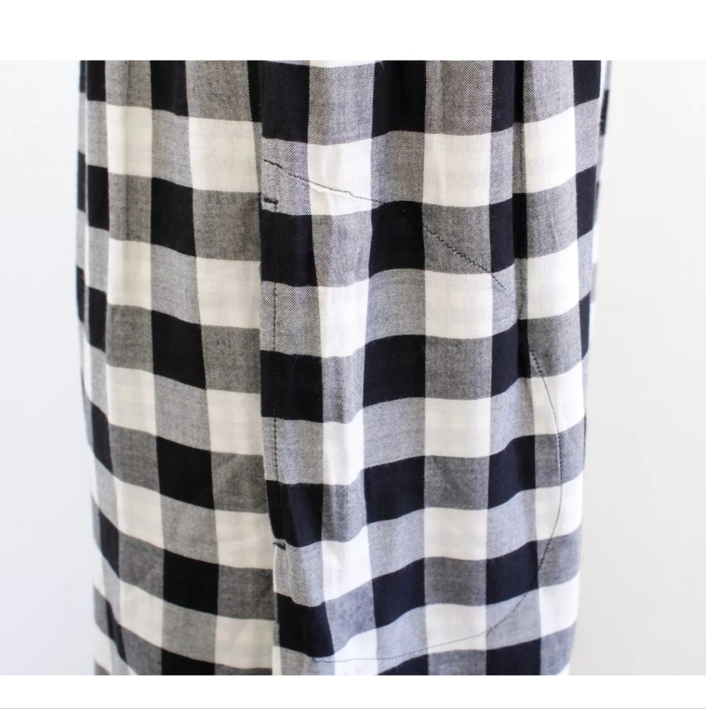 J. Jill Black and White Buffalo Check Midi Dress - Picture 3 of 8